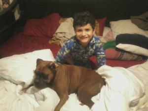 milus first night Milu's first night