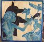 Maia and Anubis in the Garden